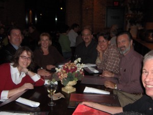 At the EAC dinner. From left to right: Bonnie Mackenzie (past R&D Director for Kryton), Bill Rushing (current ACI President), Vicki Brown, Rich Heitzmann, Joe Biernacki, Darrell Elliot, Tom Malerk