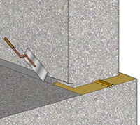 Install Krystol Waterstop grout