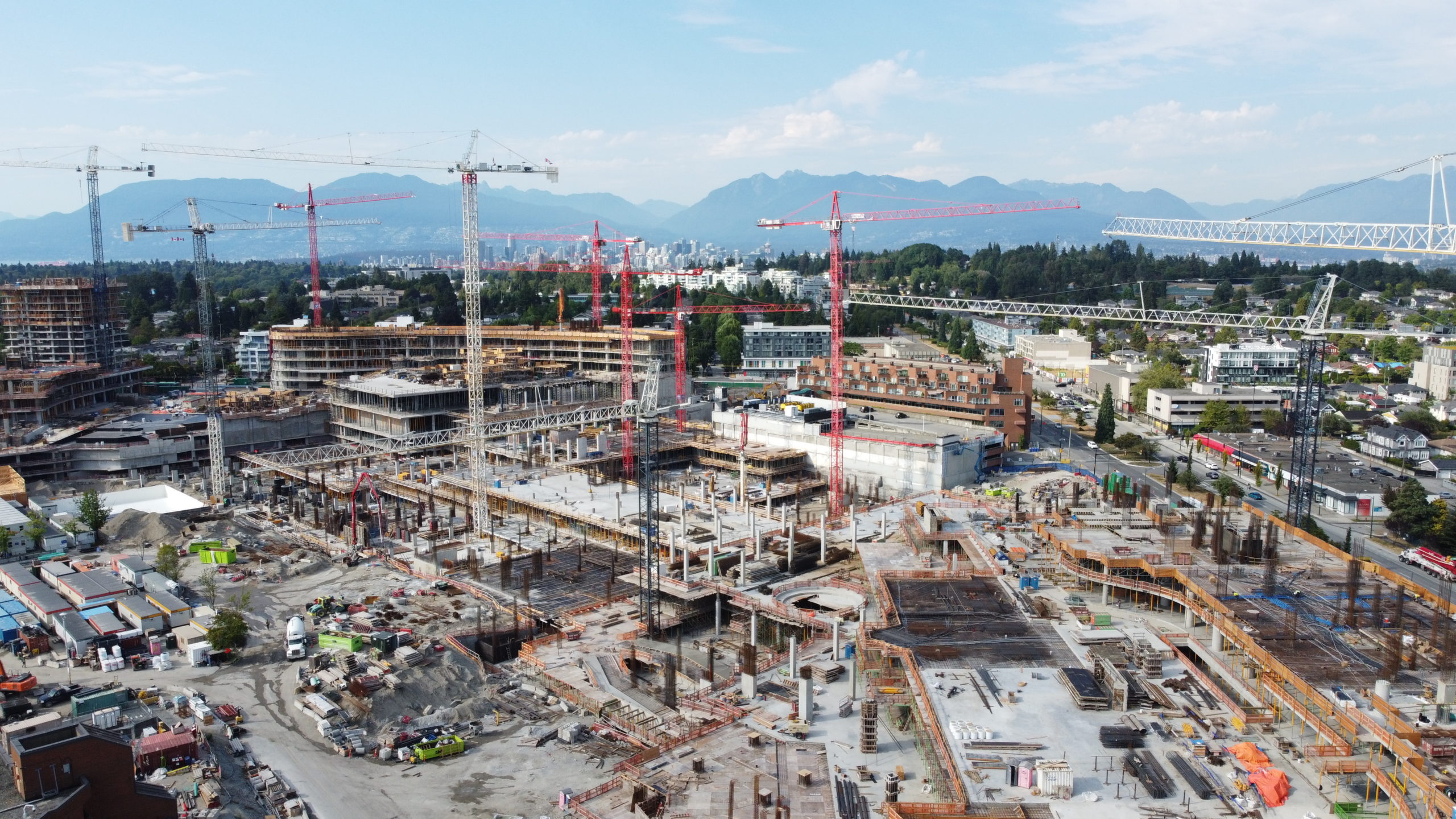 Oakridge Centre redevelopment worksite